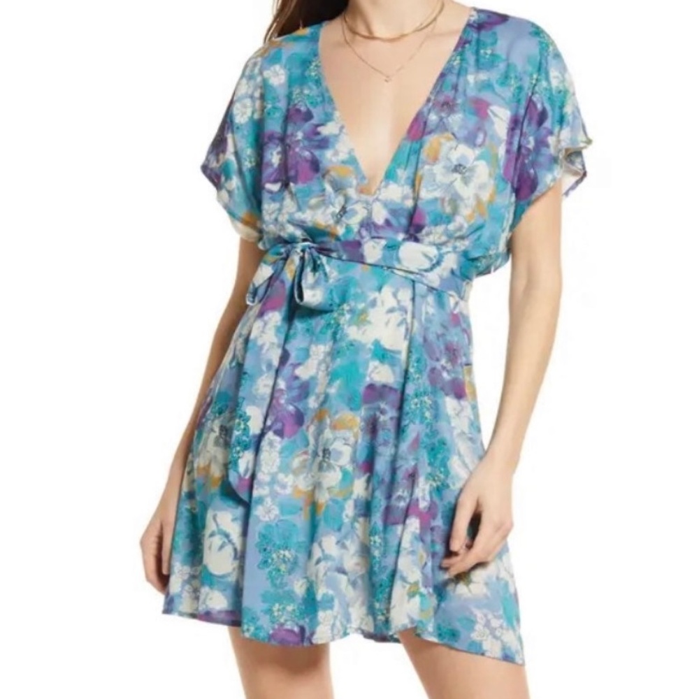 Floral Print Free People Cotton Dress